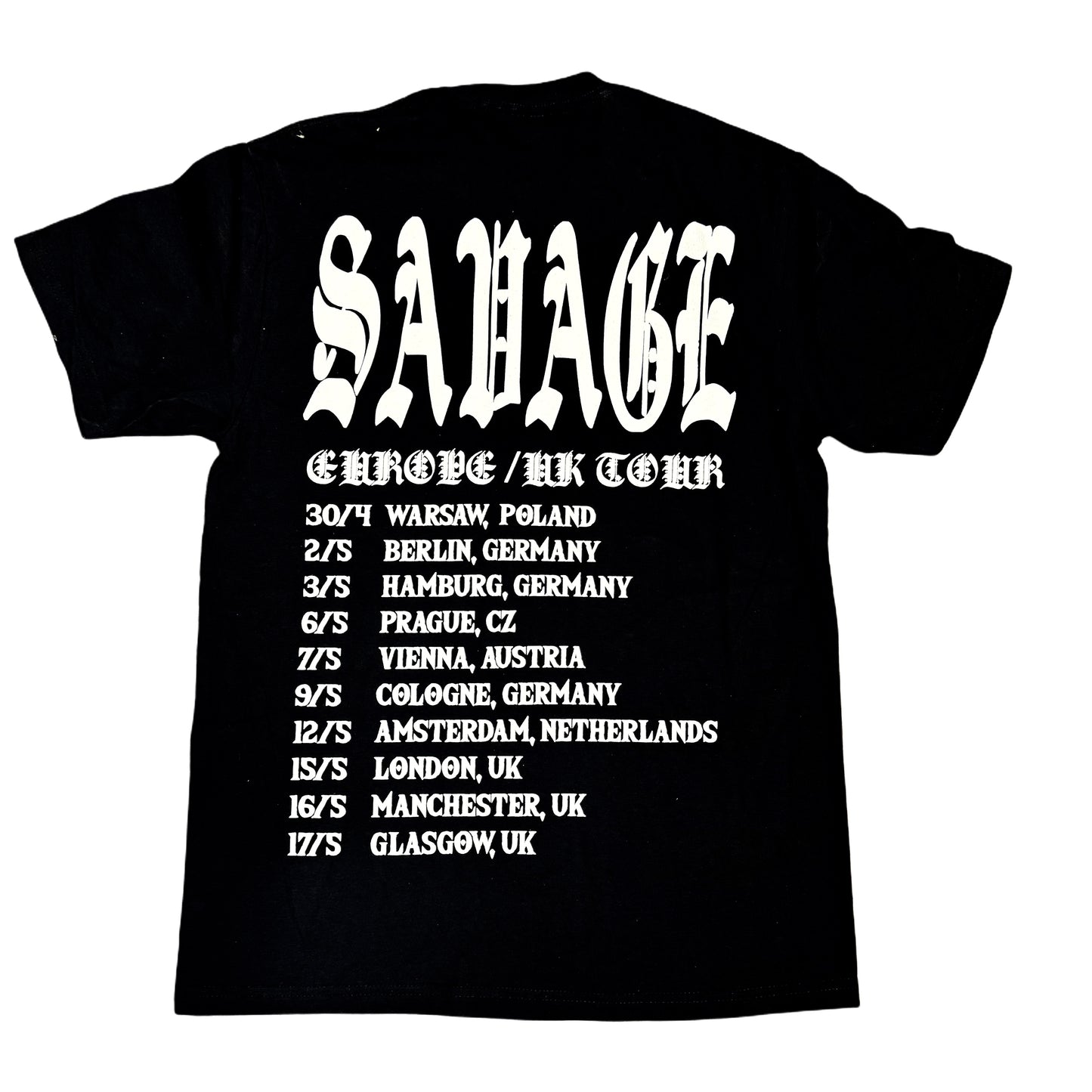 Savage Europe Tour Shirt